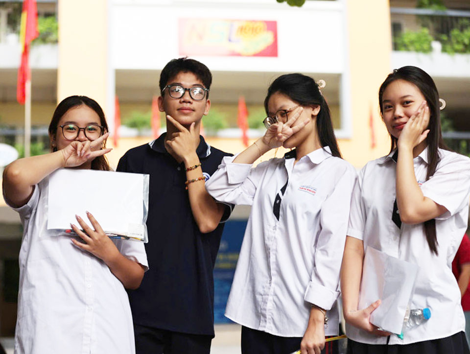 Thí sinh của Kỳ thi tốt nghiệp THPT năm 2025 (Ảnh: ĐẠI THẮNG)