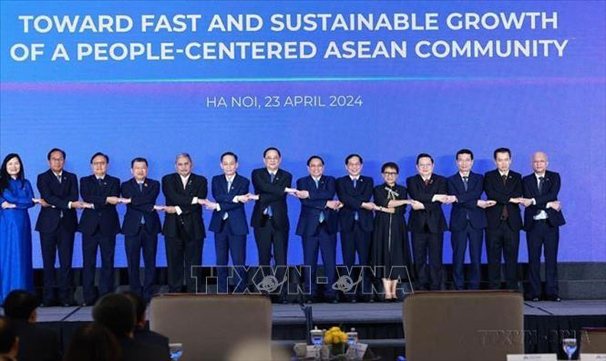 Thủ tướng Phạm Minh Chính dự Diễn đàn Tương lai ASEAN 2024. Ảnh: Dương Giang/TTXVN