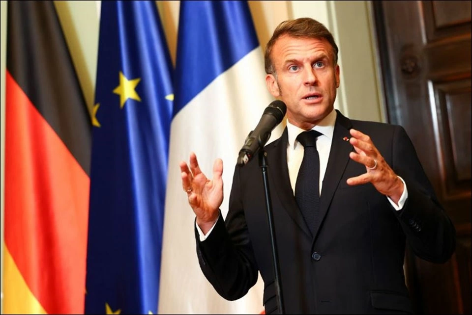 Tổng thống Pháp Emmanuel Macron tuyên bố nước này sẽ chính thức công nhận Nhà nước Palestine vào tháng 9 tới. Ảnh: Getty Images