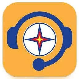 Logo nhận diện ứng dụng EVN CSKH trên các hệ điều hành IOS và Android