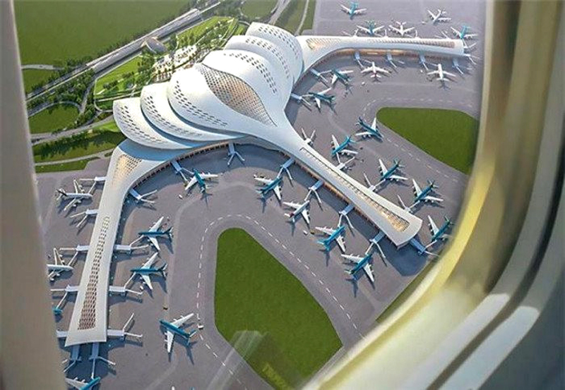 Thiết kế nhà ga hành khách sân bay Long Thành.
