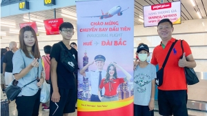 Vietjet thực hiện chuyến bay thẳng đầu tiên kết nối Đài Bắc với cố đô Huế