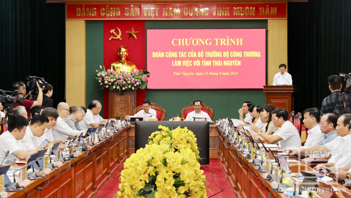 Minister of Industry and Trade Nguyen Hong Dien: Thai Nguyen has a favorable geoeconomic position