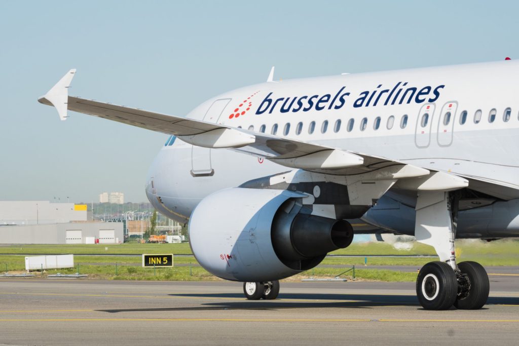 Máy bay của hãng hàng không Brussels Airlines. Ảnh minh họa: brusselstimes.com