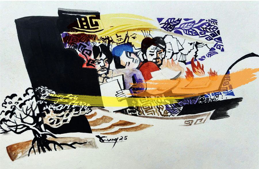 Minh họa: Dương Văn Chung