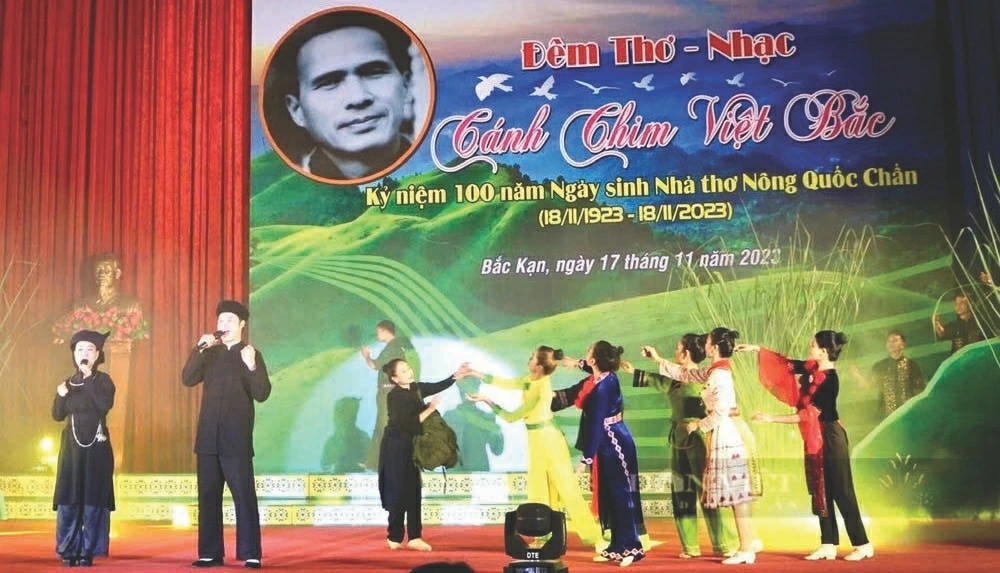 Đêm thơ - nhạc Cánh chim Việt Bắc, kỷ niệm 100 năm Ngày sinh nhà thơ Nông Quốc Chấn (18/11/1923-18/11/2023).
