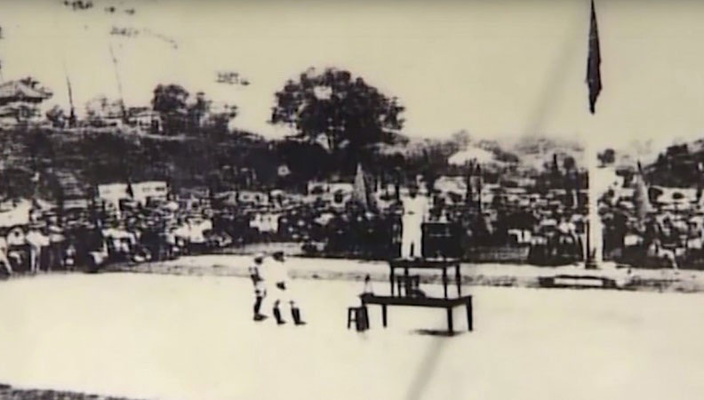 Chiều 20/8/1945, đông đảo quần chúng nhân dân trong tỉnh đã tham gia cuộc mít-tinh lớn tại Sân vận động thị xã Thái Nguyên. Ảnh: T.L