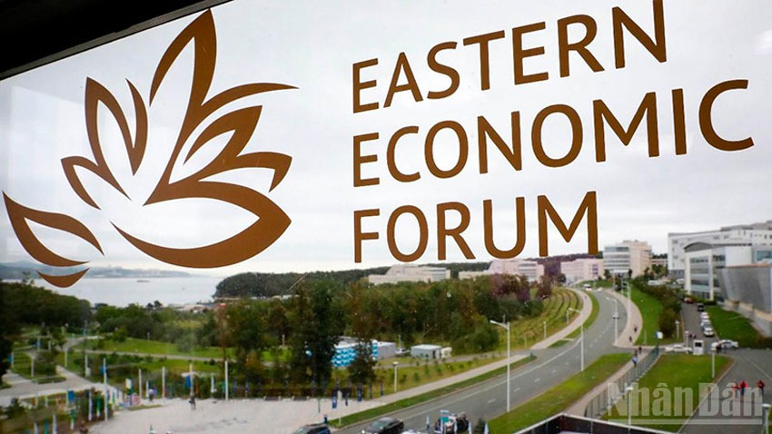Diễn đàn kinh tế phương Đông 2025 diễn ra từ 3 đến 6/9 tại Vladivostok. (Ảnh: Ban tổ chức EEF-2025)