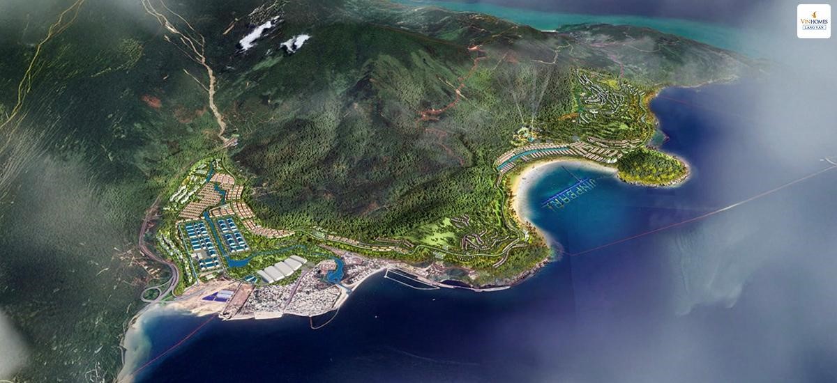 Phối cảnh Khu phức hợp và đô thị nghỉ dưỡng Làng Vân sau khi được phê duyệt quy hoạch