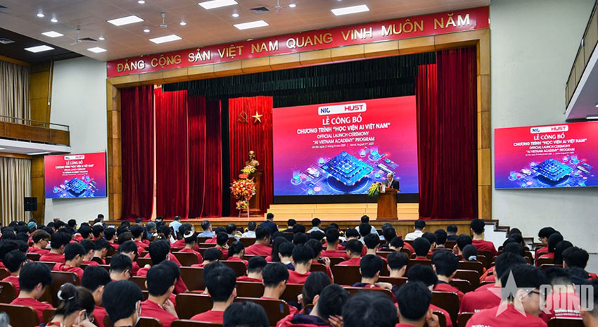 Quang cảnh buổi lễ. 