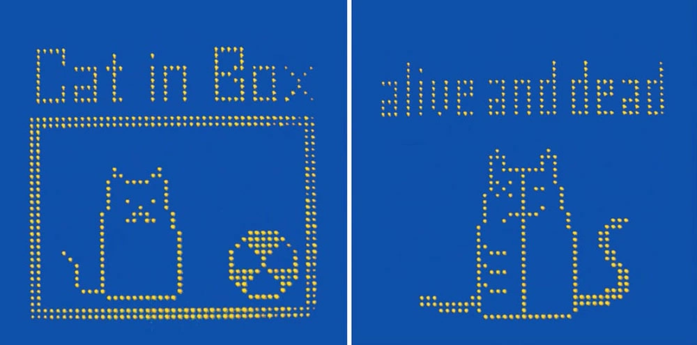 Khoảng 550 nguyên tử rubidi đã được sử dụng để tái hiện thí nghiệm giả tưởng con mèo của Schrödinger trong nghiên cứu của Pan Jianwei và các cộng sự tại Đại học Khoa học và Công nghệ Trung Quốc. Ảnh: SCMP