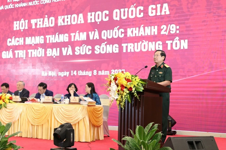 Thượng tướng, TS Lê Huy Vịnh, Ủy viên Trung ương Đảng, Thứ trưởng Bộ Quốc phòng. Ảnh: VGP