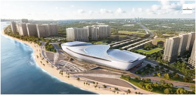 Phối cảnh Nhà hát Sóng Xanh tại Vinhome Cần Giờ.