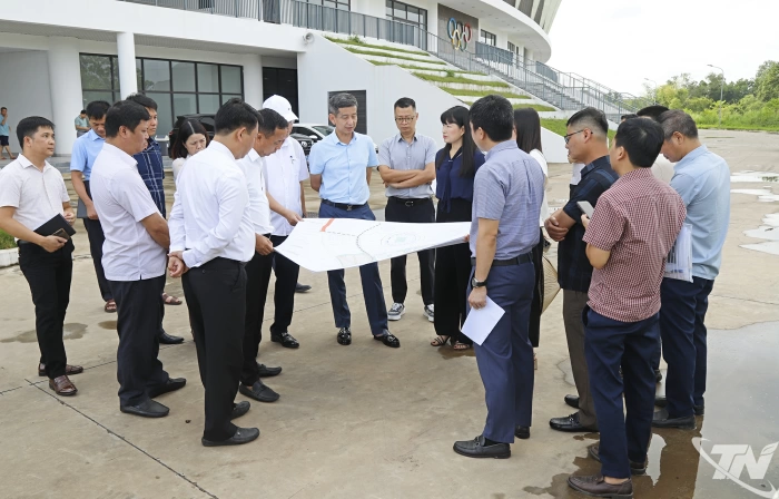 Khảo sát quy hoạch khu liên hiệp thể thao tại Thái Nguyên