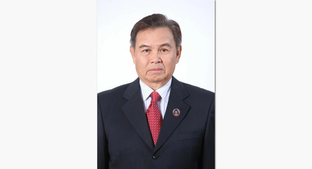 Chủ tịch Quốc hội Lào Saysomphone Phomvihane. Ảnh: Bộ Ngoại giao Việt Nam cung cấp