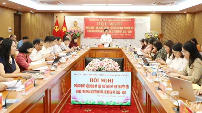 Thống nhất nội dung Kỳ họp thứ sáu HĐND tỉnh Thái Nguyên