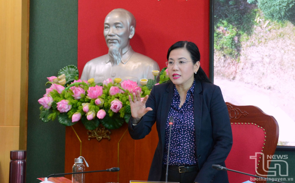 Đồng chí Bí thư Tỉnh ủy Nguyễn Thanh Hải phát biểu tại buổi tiếp công dân.