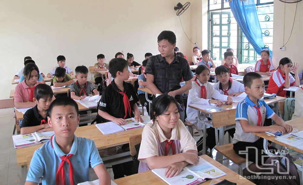 Giờ dạy học môn KHTN lớp 6 tại Trường THCS Trung Lương (Định Hóa).