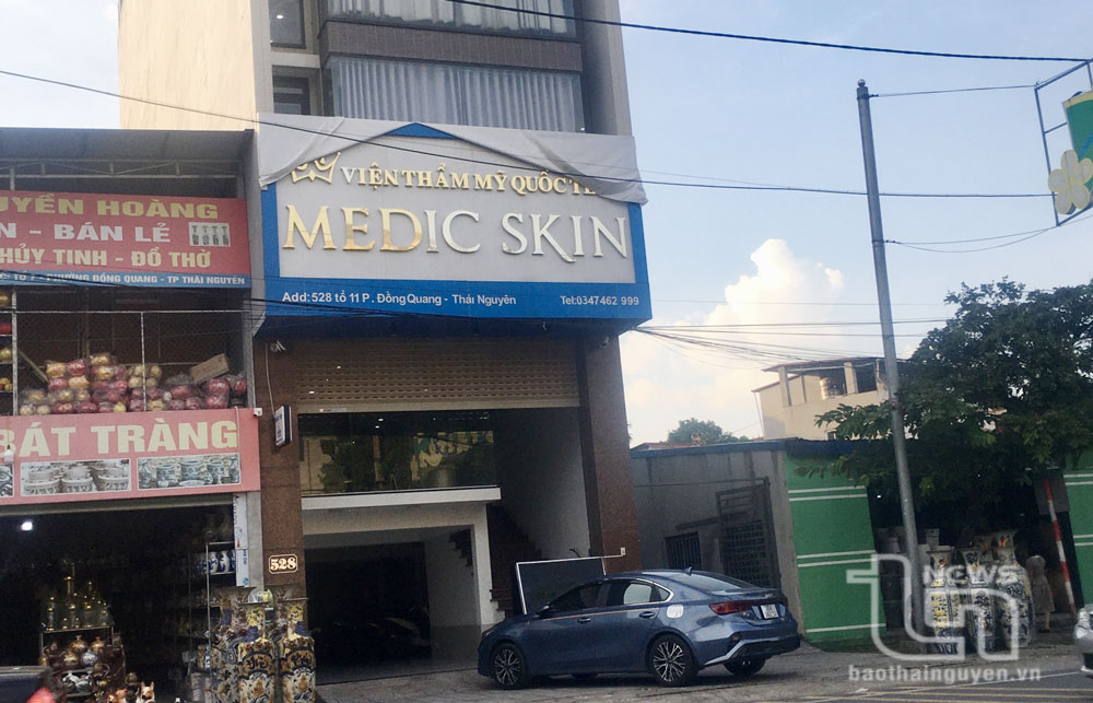 Viện thẩm mỹ Quốc tế Medic Skin cơ sở Thái Nguyên.