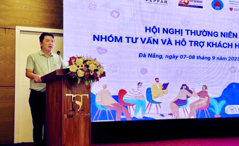 Ông Võ Hải Sơn, Phó Cục trưởng Cục phòng chống HIV/AIDS đánh giá, vai trò của các nhóm cộng đồng là rất quan trọng. Ảnh: Thùy Chi