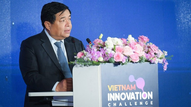 Bộ trưởng Kế hoạch và Đầu tư Nguyễn Chí Dũng phát biểu tại Lễ công bố.