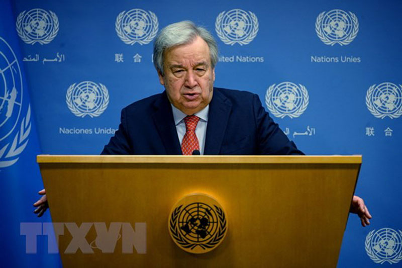 Tổng Thư ký Liên hợp quốc Antonio Guterres. (Ảnh: AFP/TTXVN)