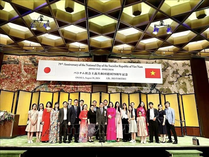 Vietnamese Consulate General in Japan’s Osaka prefecture holds ceremony to mark VietnamsNational Day (Photo: VNA)