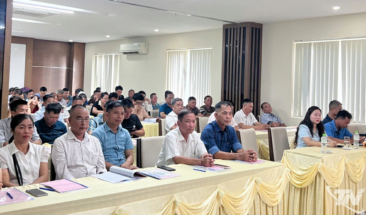 Các đại biểu là tuyên truyền viên cấp xã được bồi dưỡng, nâng cao năng lực kiến thức pháp luật.