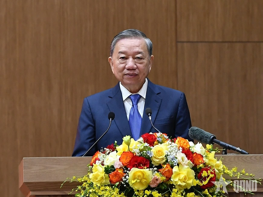 Tổng Bí thư Tô Lâm. Ảnh: Báo Quân đội nhân dân