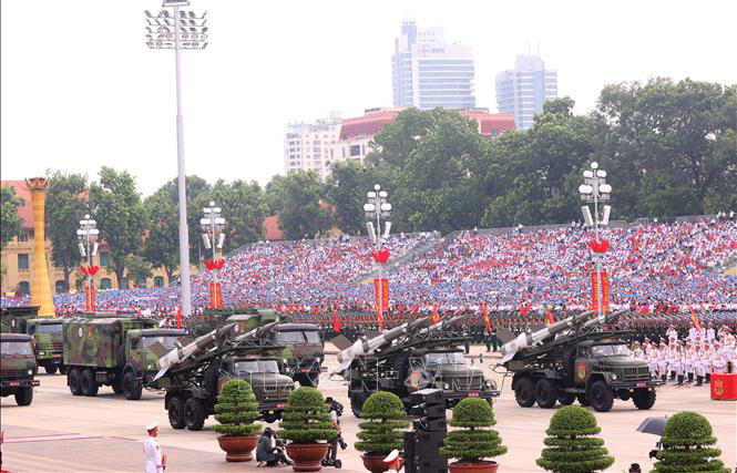 Tổ hợp tên lửa phòng không S-125-VT do Viettel hiện đại hóa của Quân chủng Phòng không - Không quân với nhiều cải tiến, tăng tỉ lệ bắn trúng mục tiêu và khả năng dẫn đường.