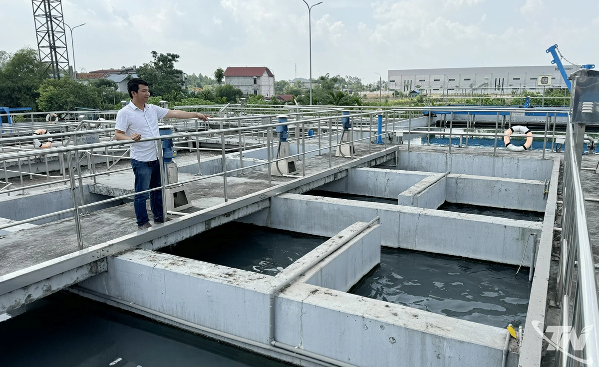 Trạm xử lý nước thải tập trung tại KCN Yên Bình có công suất trên 60.000 m³/ngày đêm, vận
hành liên tục 24/7 và giám sát tự động qua hệ thống điện tử.