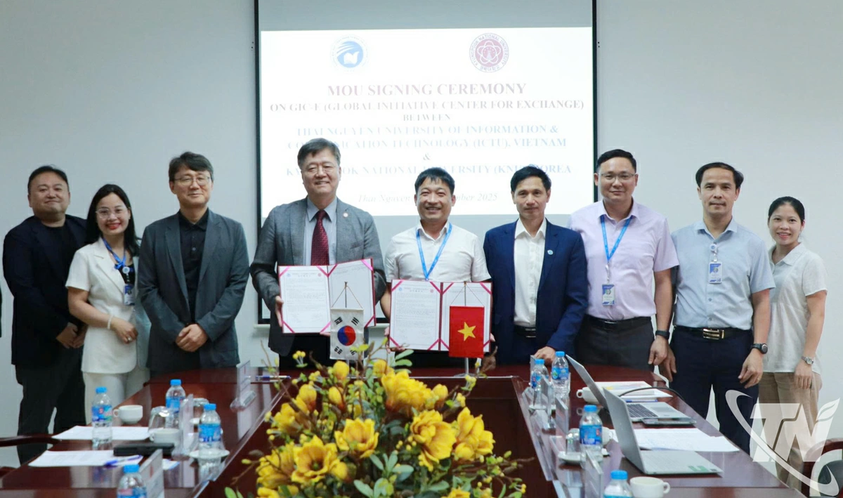 Thỏa thuận hợp tác đào tạo quốc tế ICTU – KNU mở ra thêm nhiều cơ hội học tập, nghiên cứu và giao lưu cho sinh viên.