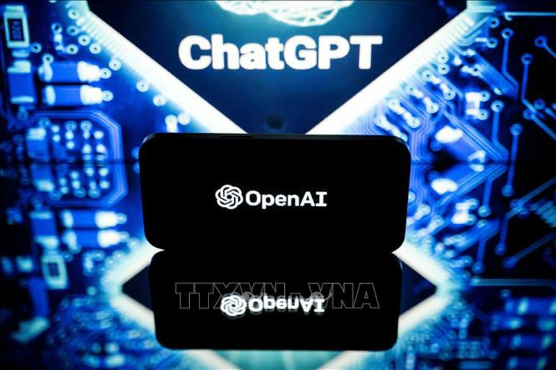 Biểu tượng của OpenAI và ChatGPT. Ảnh tư liệu: AFP/TTXVN