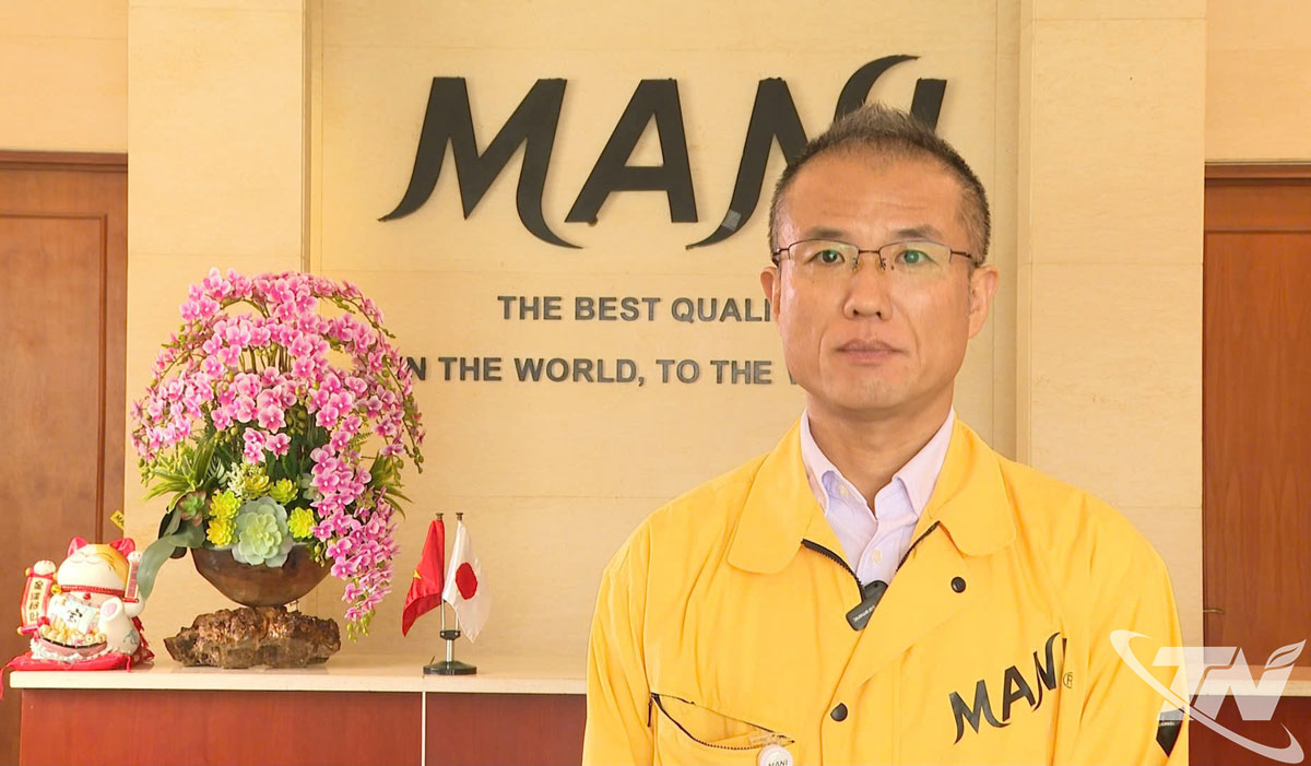Ông Kaoru Ogane, Tổng Giám đốc Công ty Mani Hà Nội (KCN Điềm Thụy)