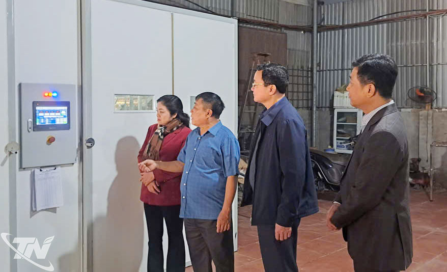 Lò ấp trứng gia cầm tự động do ông Đường phối hợp cùng Công ty CP Việt Thắng nghiên cứu thực hiện.