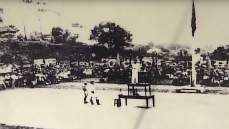 Chiều 20/8/1945, đông đảo quần chúng nhân dân trong tỉnh đã tham gia cuộc mít tinh lớn tại Sân vận động thị xã Thái Nguyên.