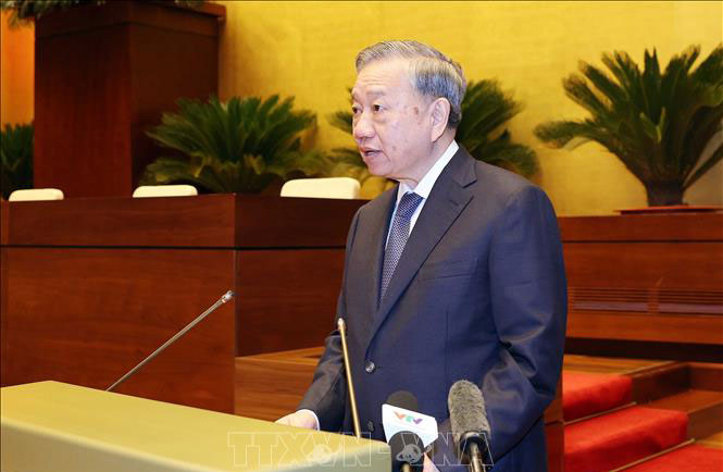 Tổng Bí thư Tô Lâm phát biểu chỉ đạo Hội nghị. Ảnh: Thống Nhất/TTXVN