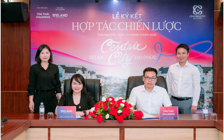 Cú bắt tay giữa Tân Thái Holdings và WeLand được kỳ vọng tạo thêm động lực cho quá trình chuyển dịch thị trường BĐS Thái Nguyên.