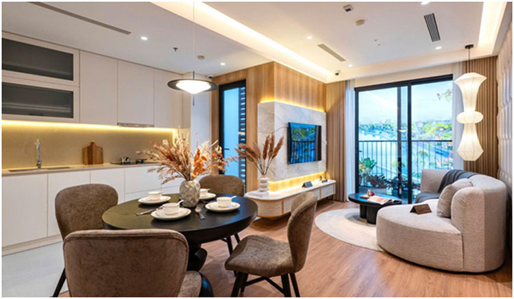 Khác biệt của Diamond Hill Thái Nguyên nằm ở thiết kế căn hộ tinh tế, hiện đại, tối ưu công năng.