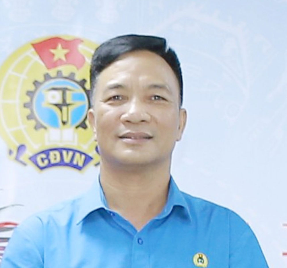 Ông Dương Văn Thái, Chủ tịch Công đoàn Các khu công nghiệp tỉnh.
