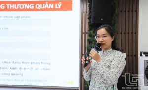 Trang bị kiến thức an toàn thực phẩm cho cán bộ quản lý, người kinh doanh