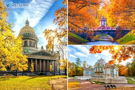 Cảnh sắc lãng mạn của mùa thu nước Nga
