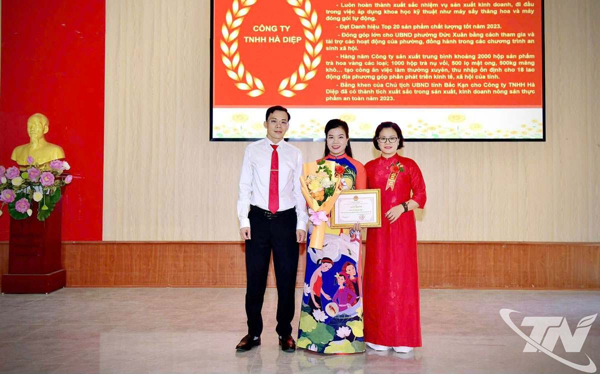 Công ty TNHH Hà Diệp được tuyên dương Tập thể điển hình tiên tiến giai đoạn 2020-2025.