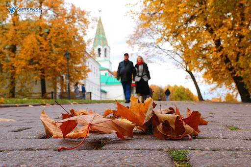 Dạo phố Nga mùa thu
