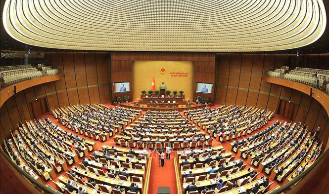 Quang cảnh phiên khai mạc Kỳ họp thứ 10, Quốc hội khóa XV.