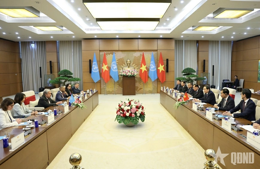 Quang cảnh cuộc tiếp.