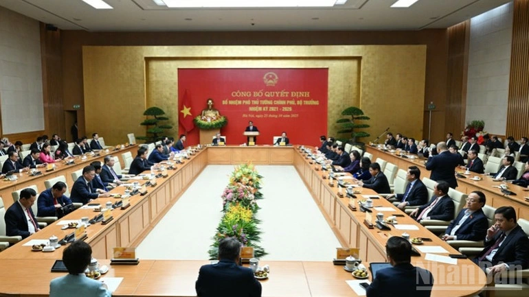 Quang cảnh buổi lễ. (Ảnh: Trần Hải)