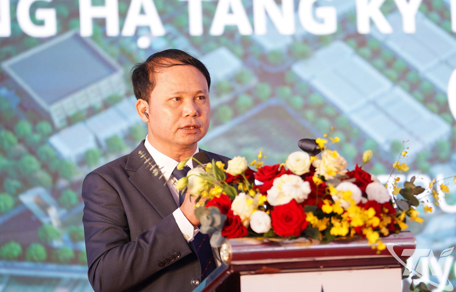 Ông Nguyễn Văn Chương, Giám đốc Công ty Cổ phần Hạ tầng Thanh Nguyên - chủ đầu tư Dự án cam kết hoàn thành toàn bộ hạ tầng trước quý IV/2028