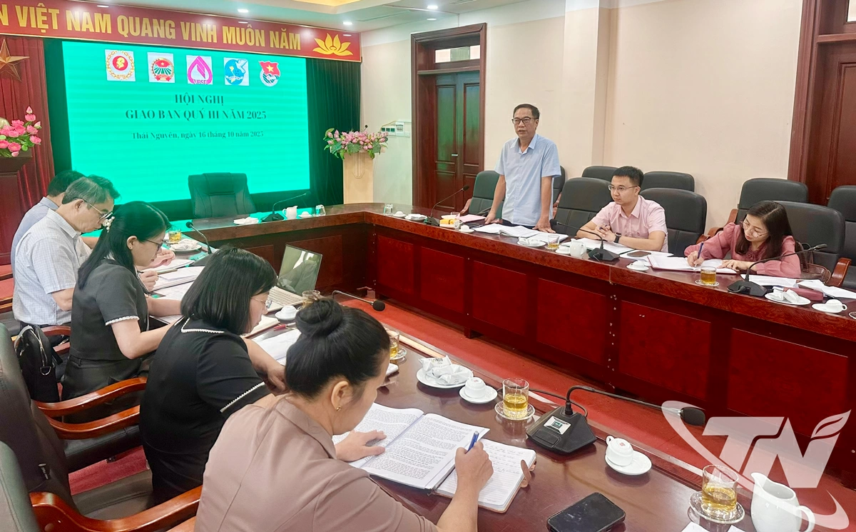 Lãnh đạo NHCSXH tỉnh phát biểu tại Hội nghị.