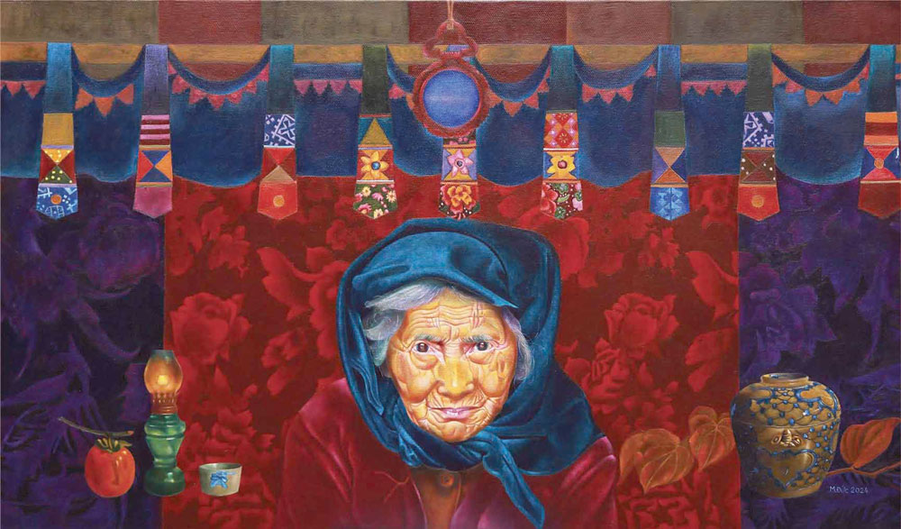 “Sầu Đông” Tranh sơn dầu của Hoàng Minh Đức.